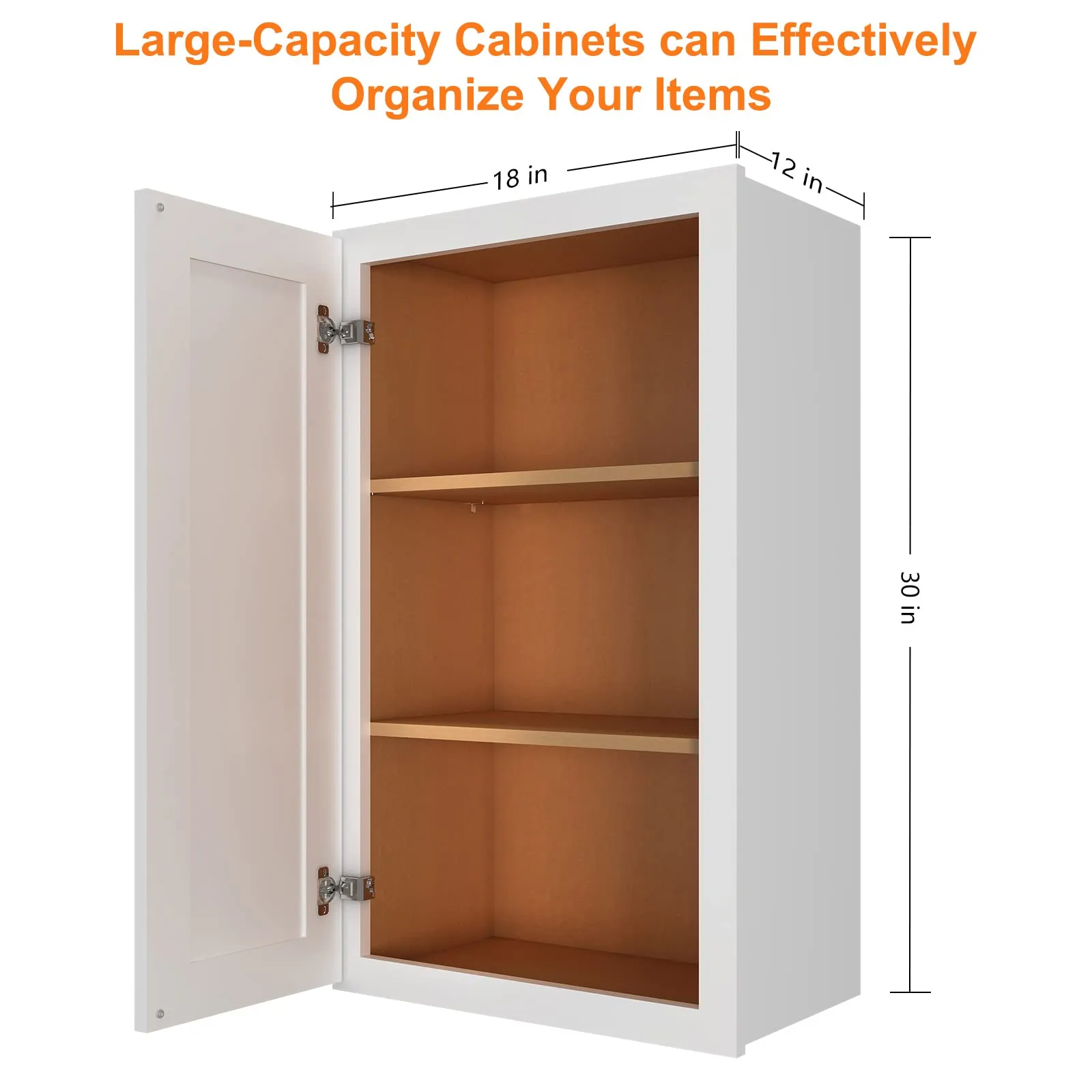 30'' High Wall Cabinets - Single Door