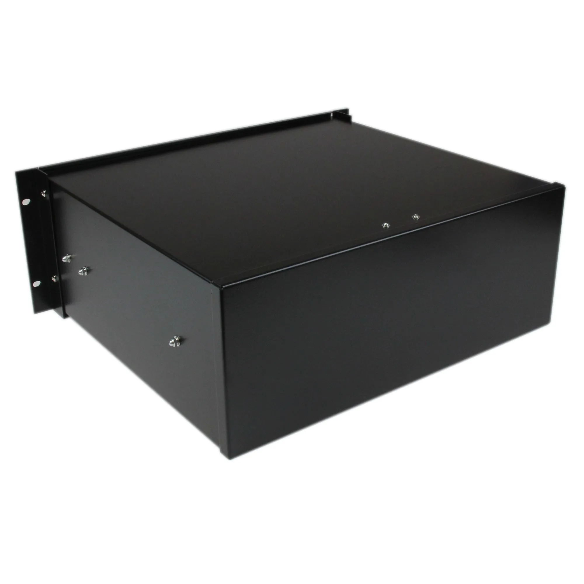 4U Black Steel Storage Drawer