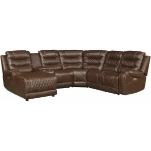 6-pc. Modular Power Reclining Sectional Sofa w/ Chaise