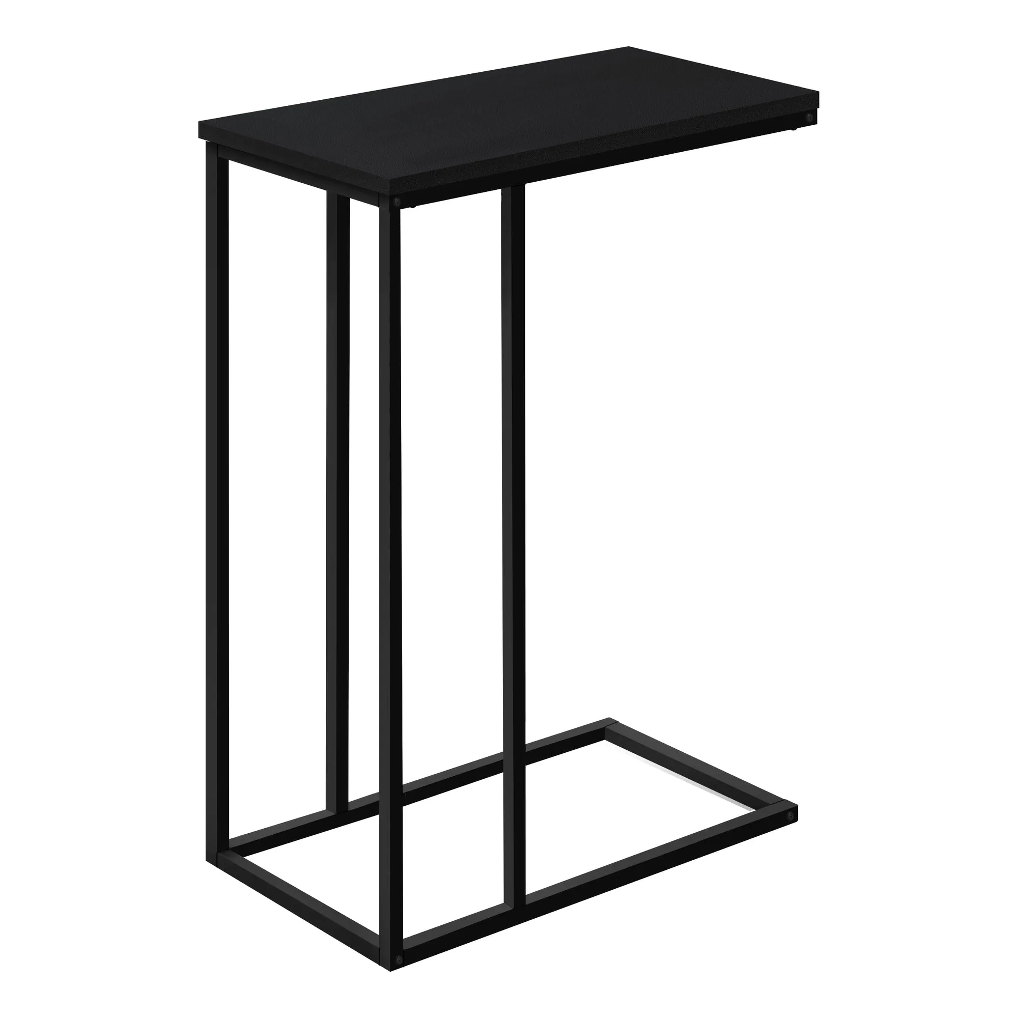 Accent Table - 25"H / Black / Black Metal