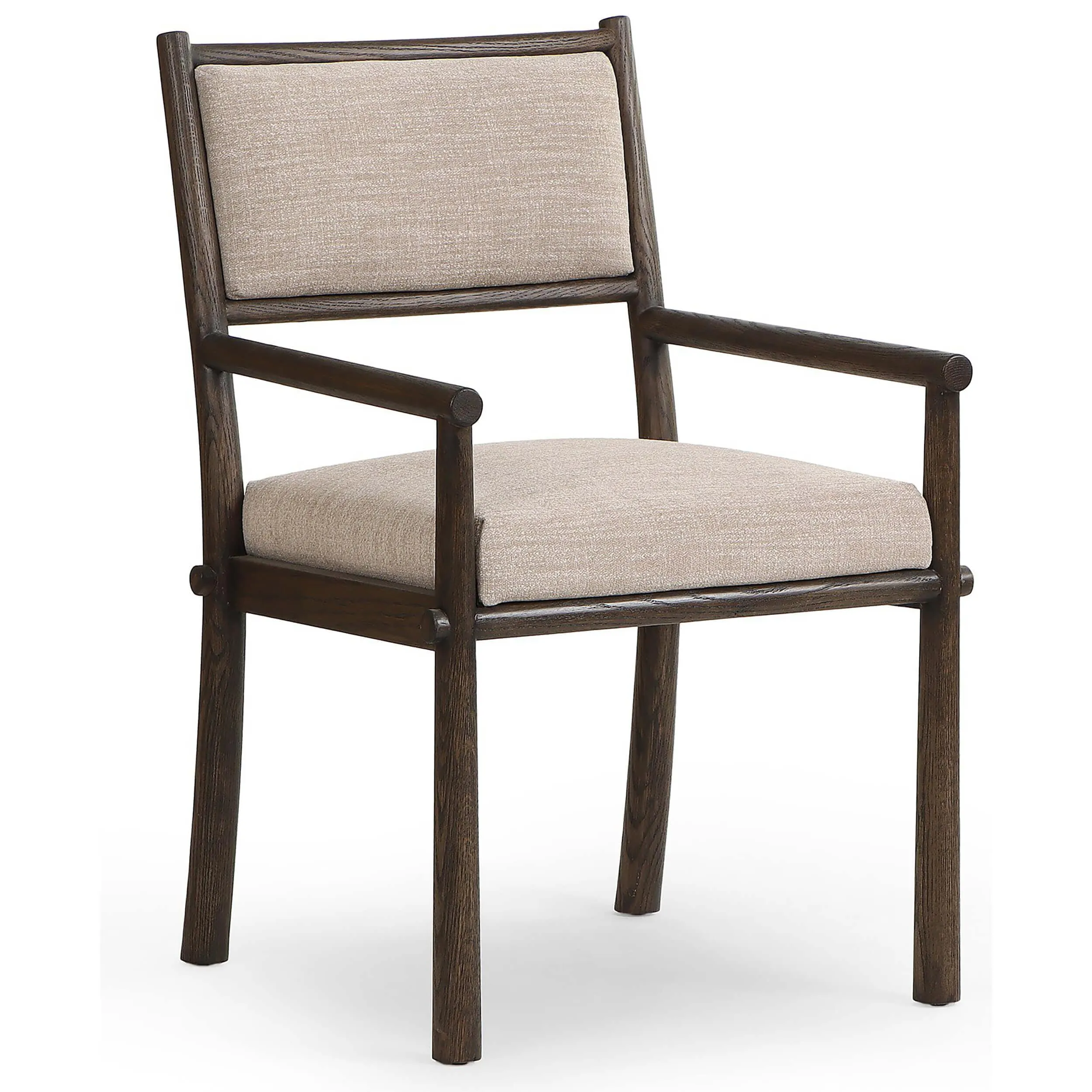 Akiro Dining Armchair, Laken Stone, Set of 2