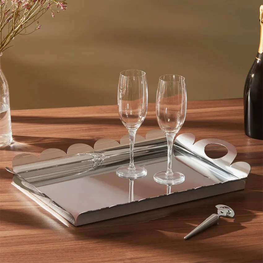 Alessi | Recinto Rectangular Tray with Handles