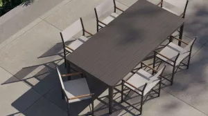 Aluminum Outdoor Dining Set By Outer