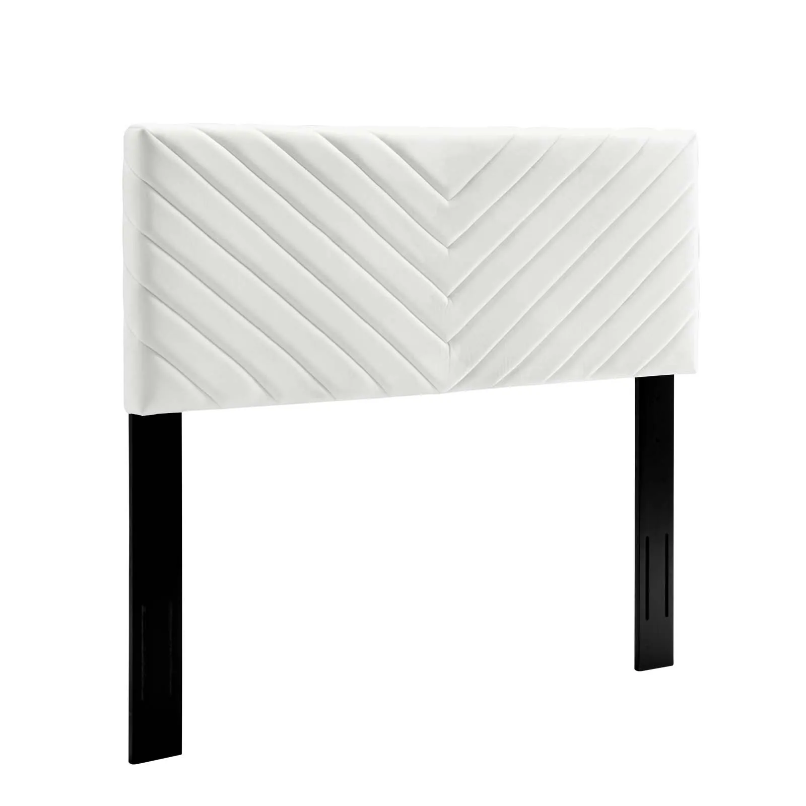 Alyson Angular Channel Tufted Performance Velvet / California Headboard