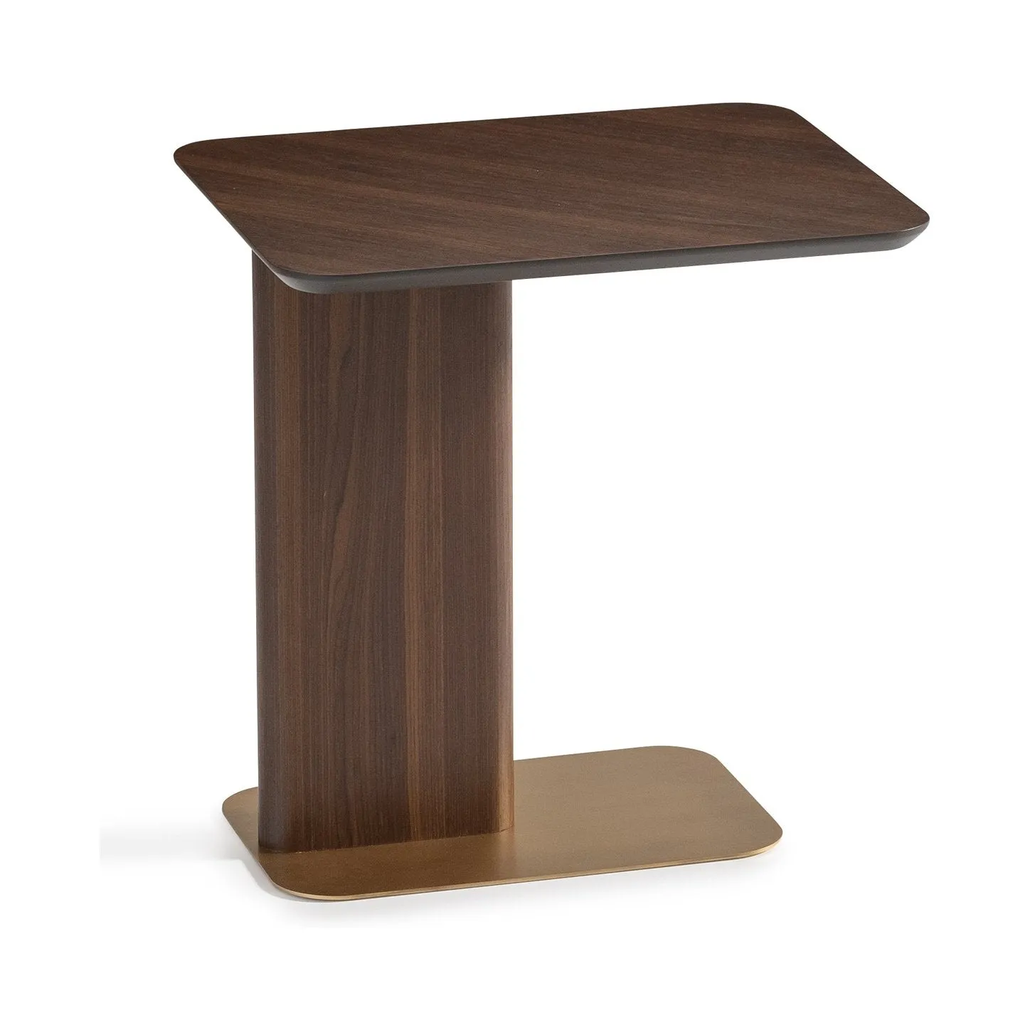 AMORA Eggshell Walnut Accent Table - Michael Amini