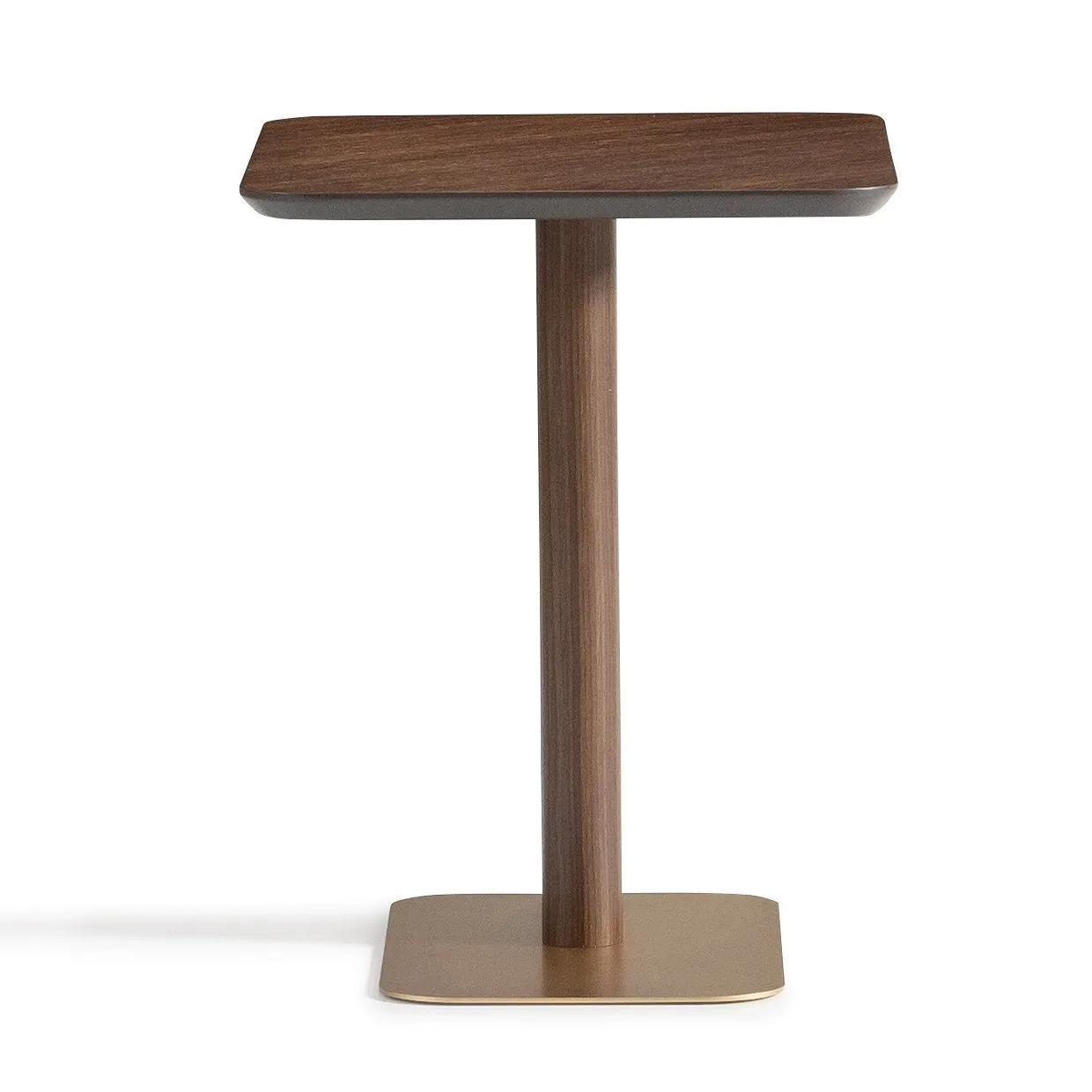 AMORA Eggshell Walnut Accent Table - Michael Amini