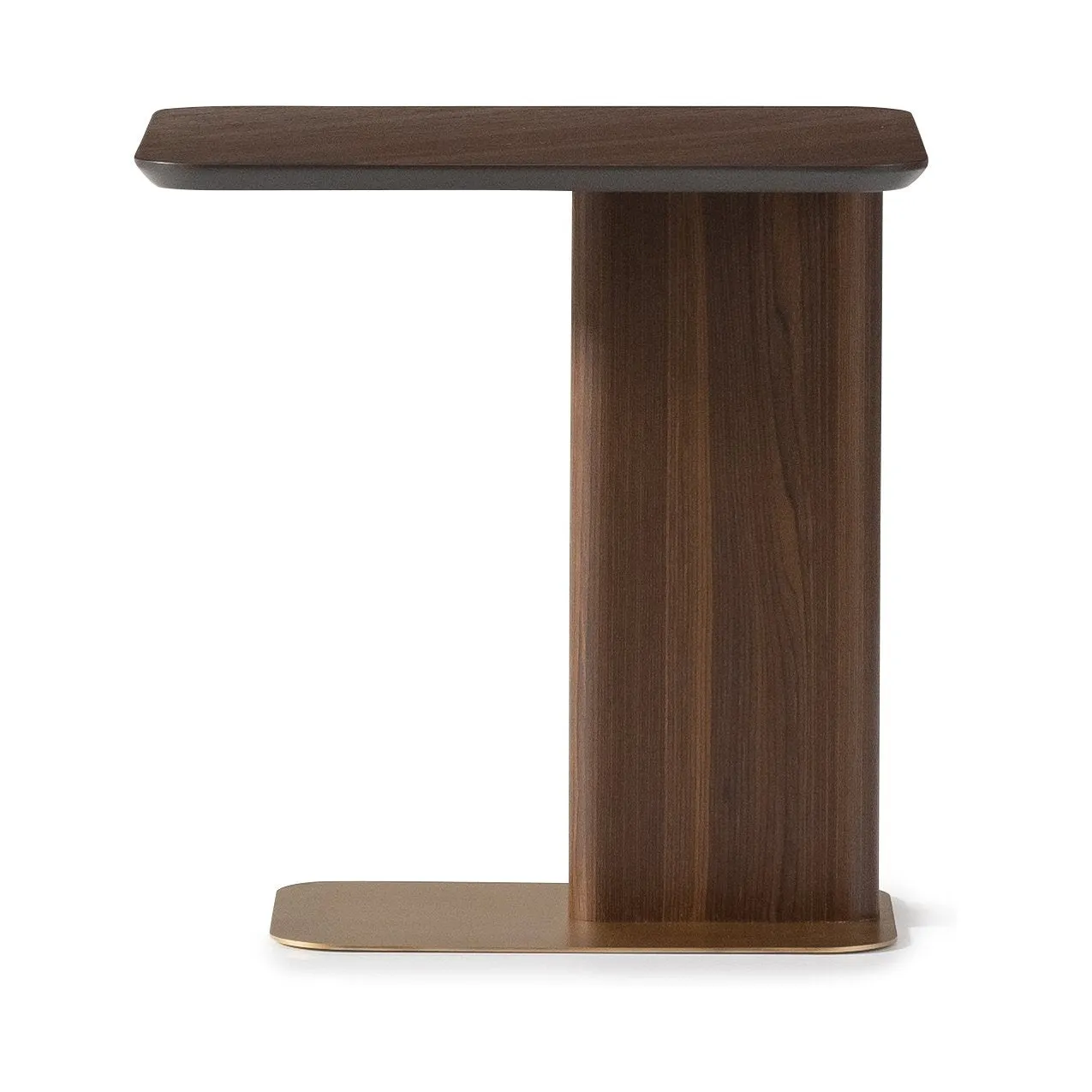 AMORA Eggshell Walnut Accent Table - Michael Amini