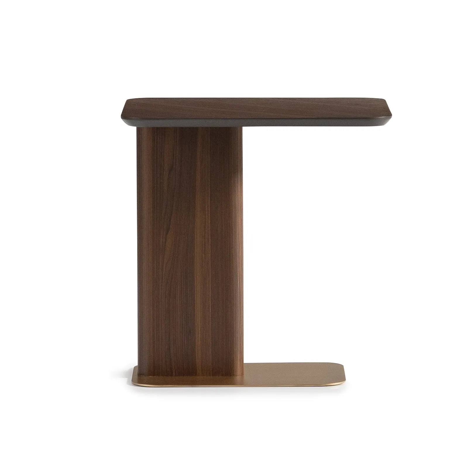 AMORA Walnut Accent Table