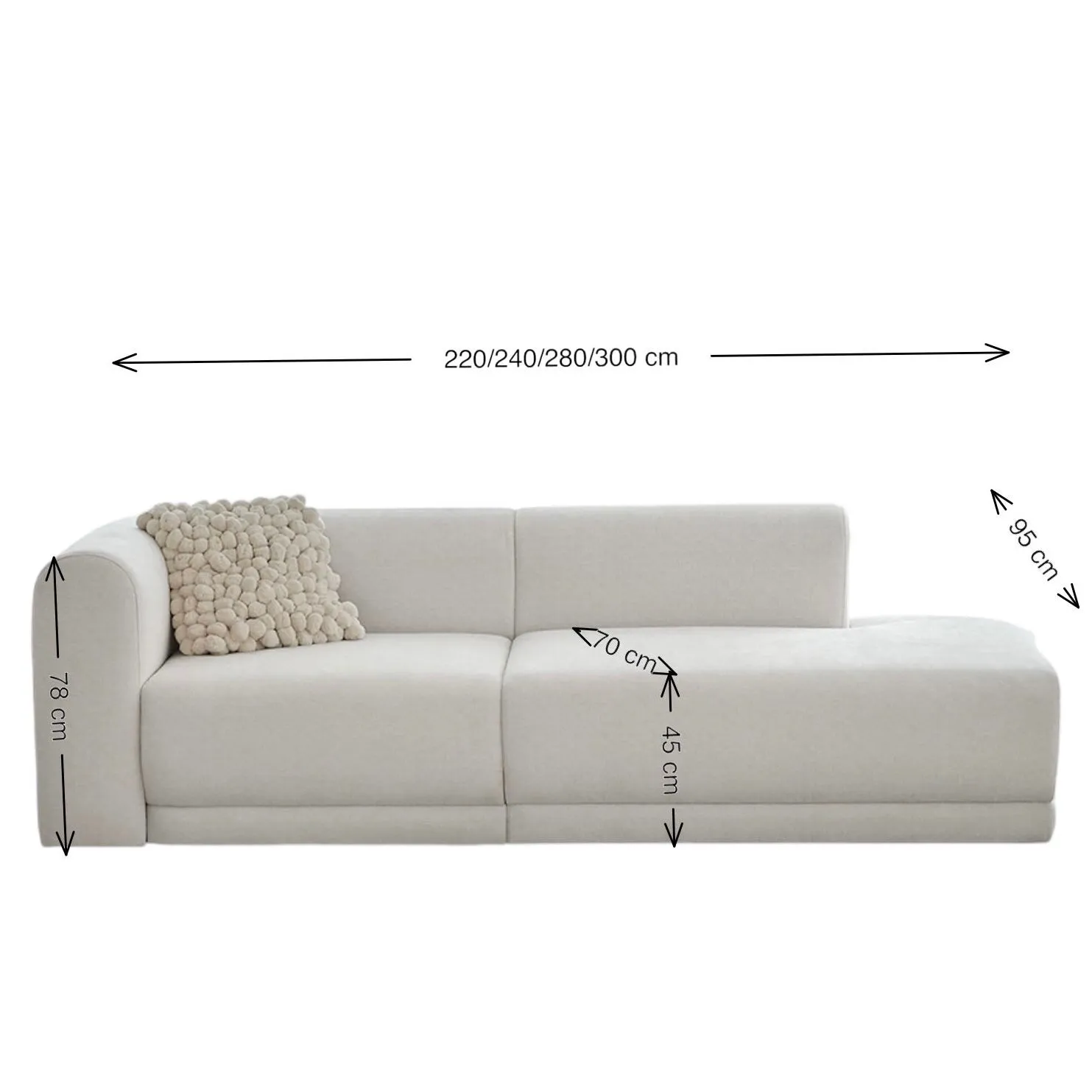 Aniston Scratch Resistant Sectional Sofa