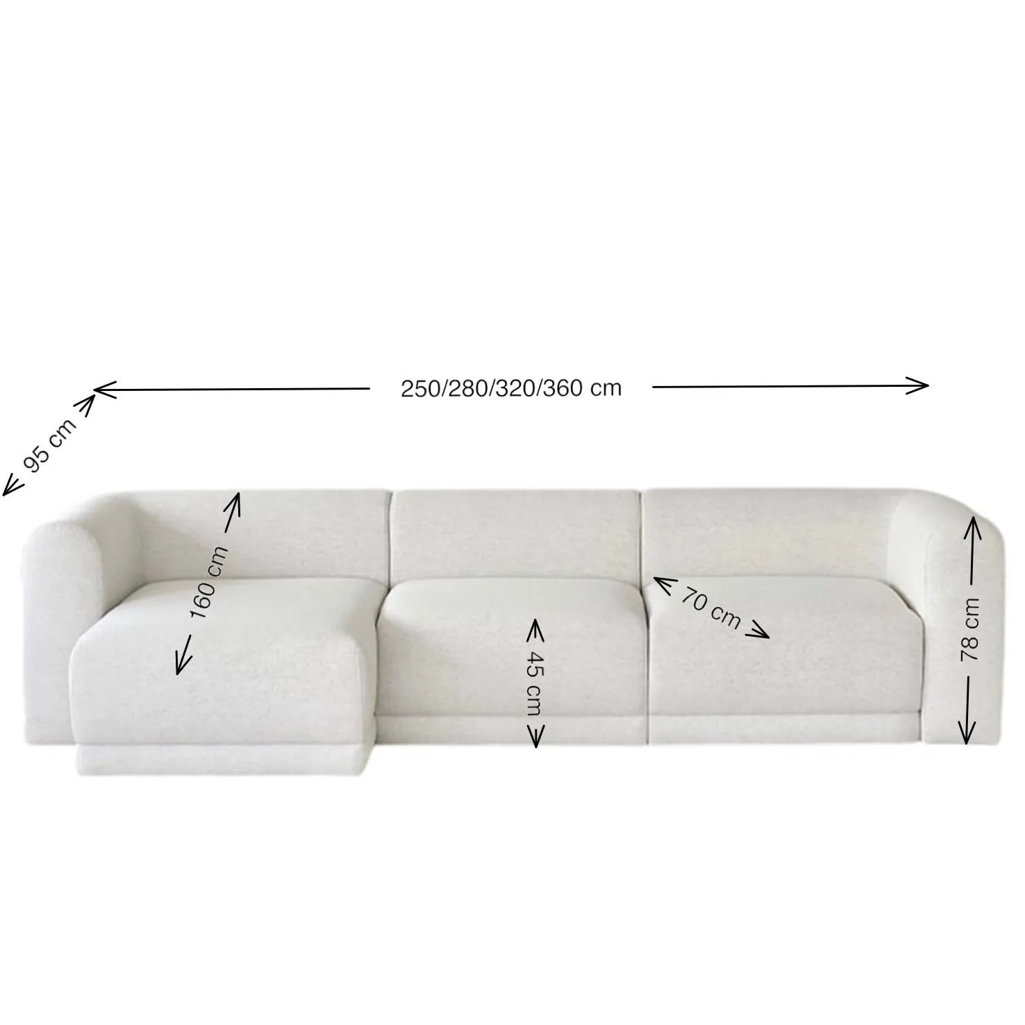 Aniston Scratch Resistant Sectional Sofa