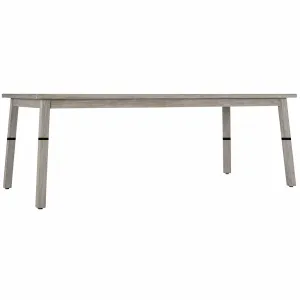 Antibes Outdoor Dining Table, Weathered Teak