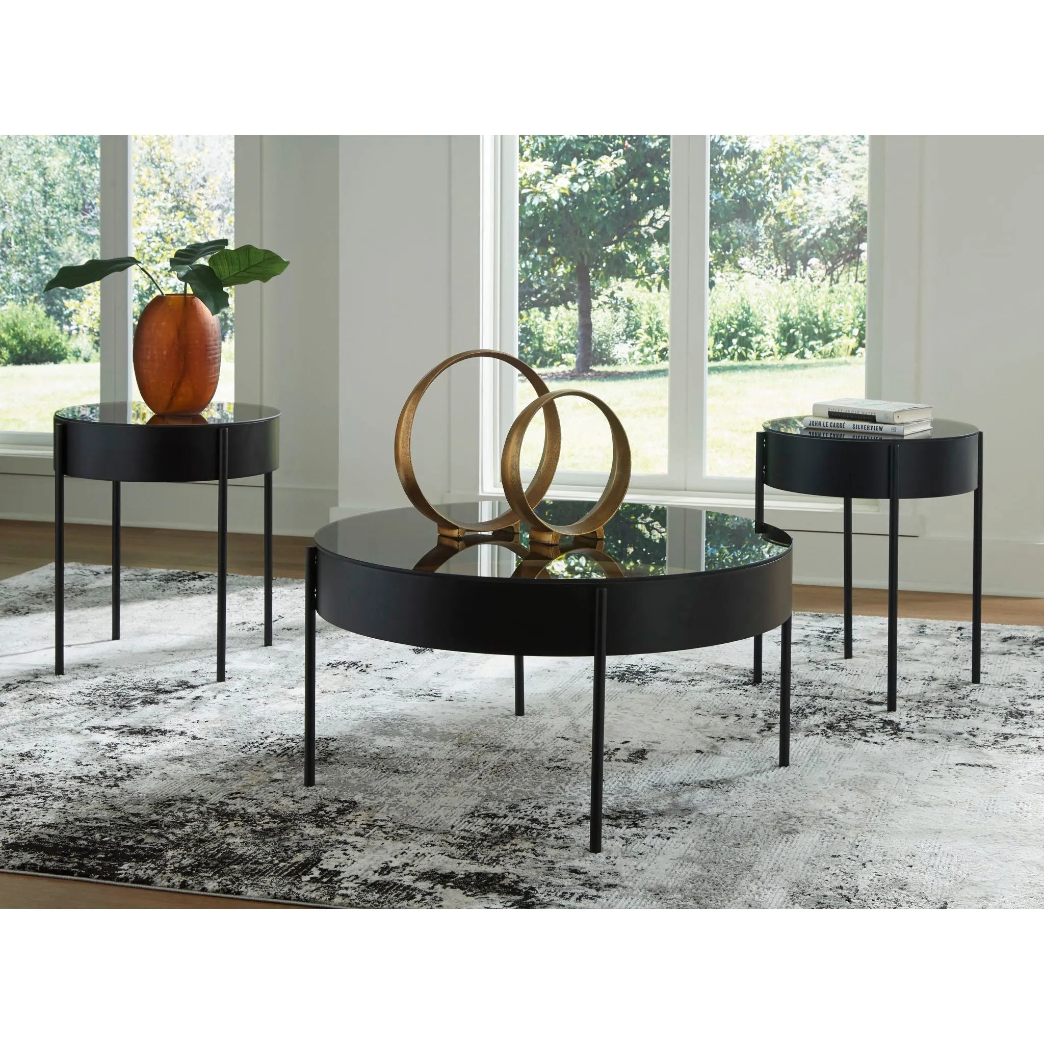 Ardoline 3 Pack Tables - Black