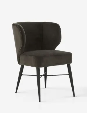 ARIANNA DINING CHAIR, BELLA SMOKE