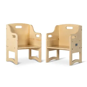 Aspire Weaning Chair Twin Pack - Varnished