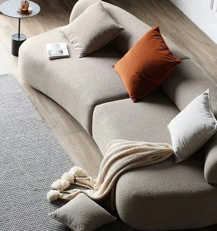 Attica Performance Boucle Curve Sofa