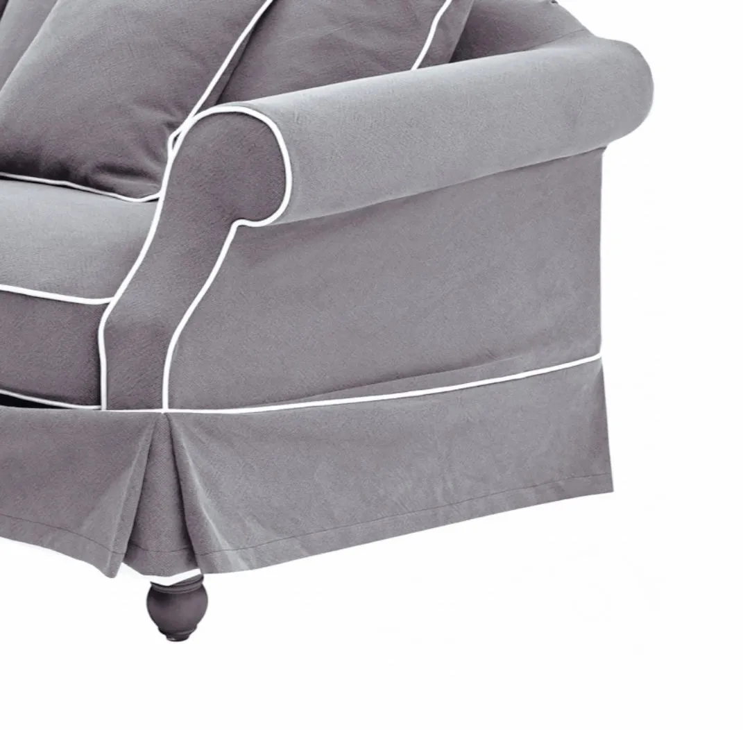 Ayla 3 Seater Sofa Grey