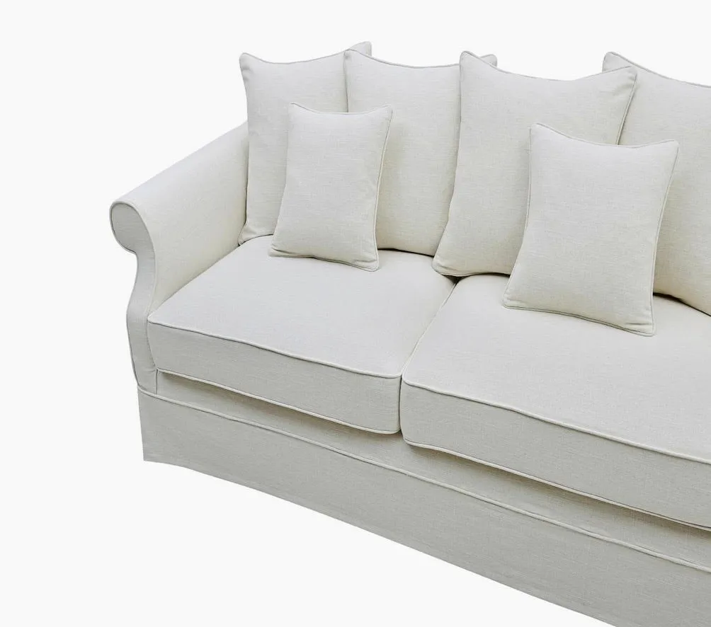 Ayla 3 Seater Sofa Ivory