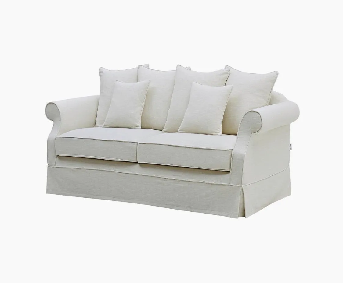 Ayla 3 Seater Sofa Ivory