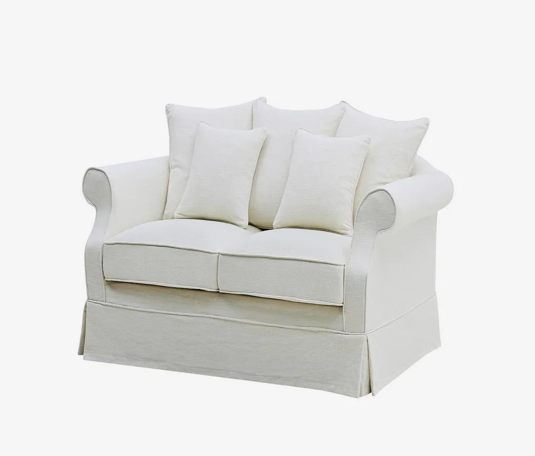 Ayla Hampton 2 Seater Sofa Ivory