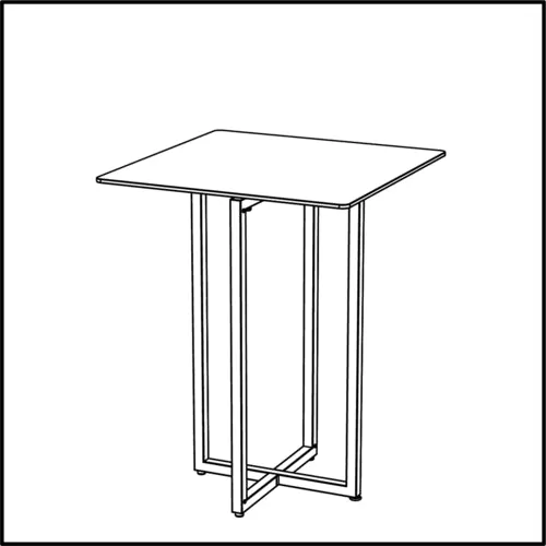 Bauscher Hepp VE-24011 Folding Table