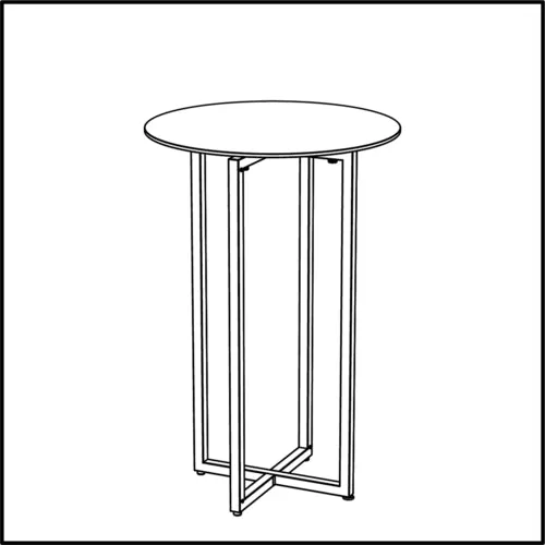 Bauscher Hepp VE-24021 Folding Table