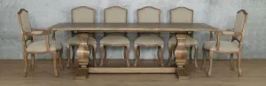 Belmont Wood Top & Duke 10 Seater Dining Set