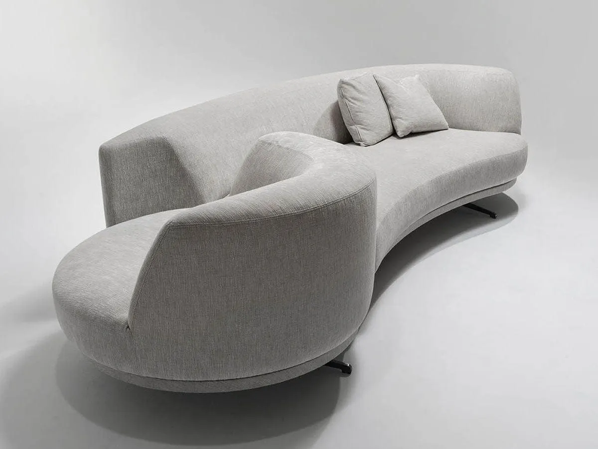 Berila Swivel Chair Curve Sofa