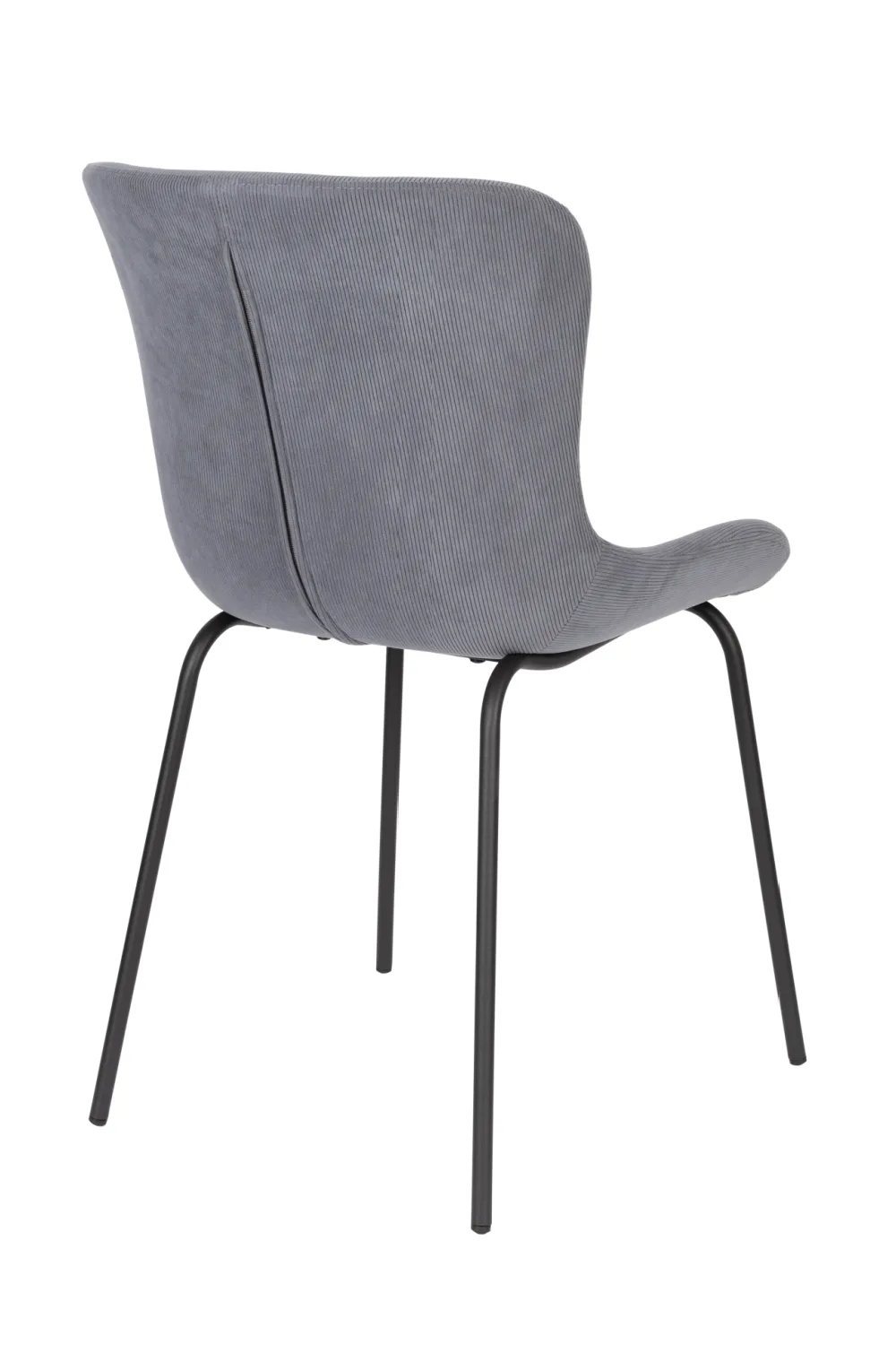 Blue Ribcord Dining Chairs (2) | DF Junzo