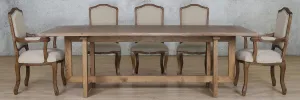 Bolton Wood Top & Duke 8 Seater Dining Set