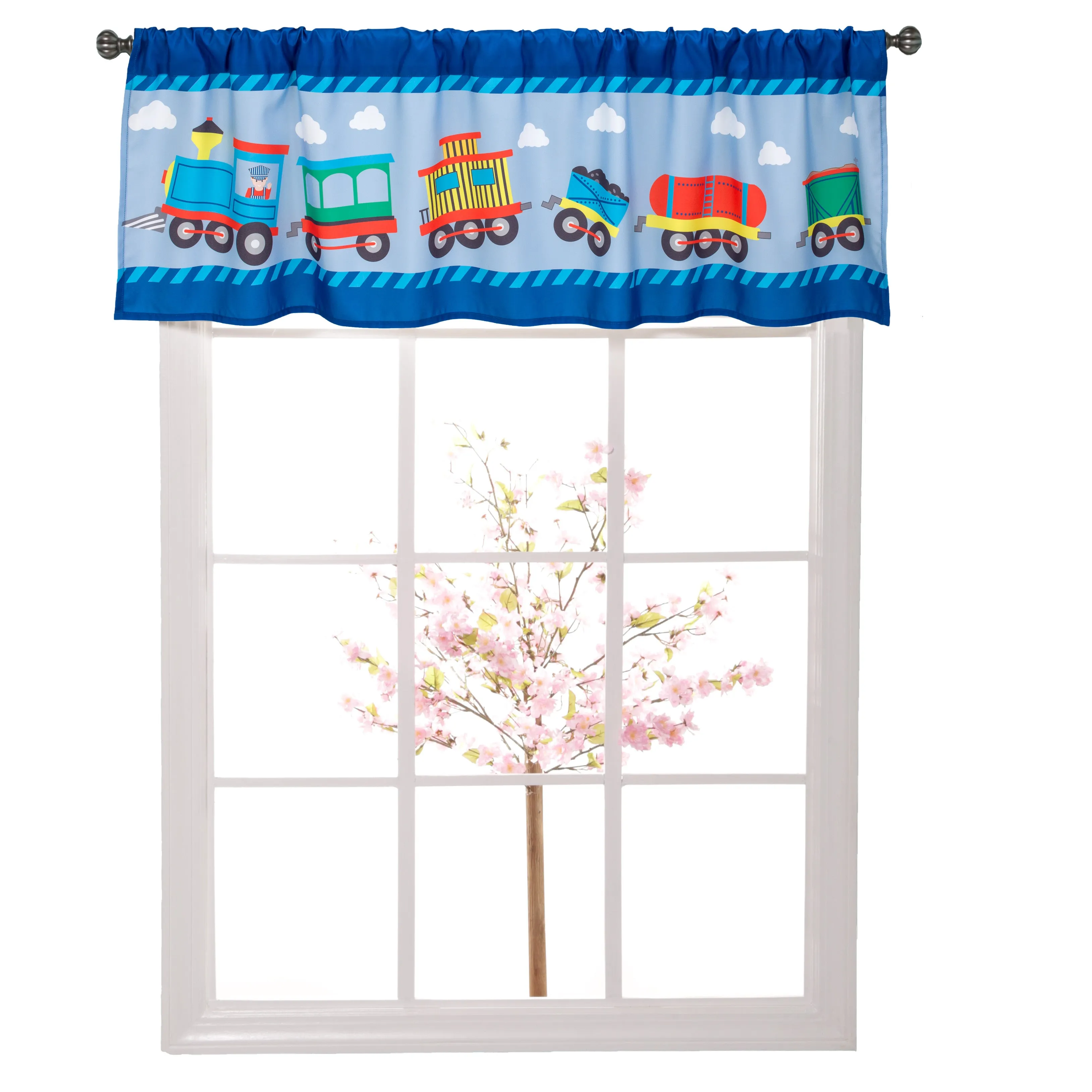 Choo Choo Train Window Valance