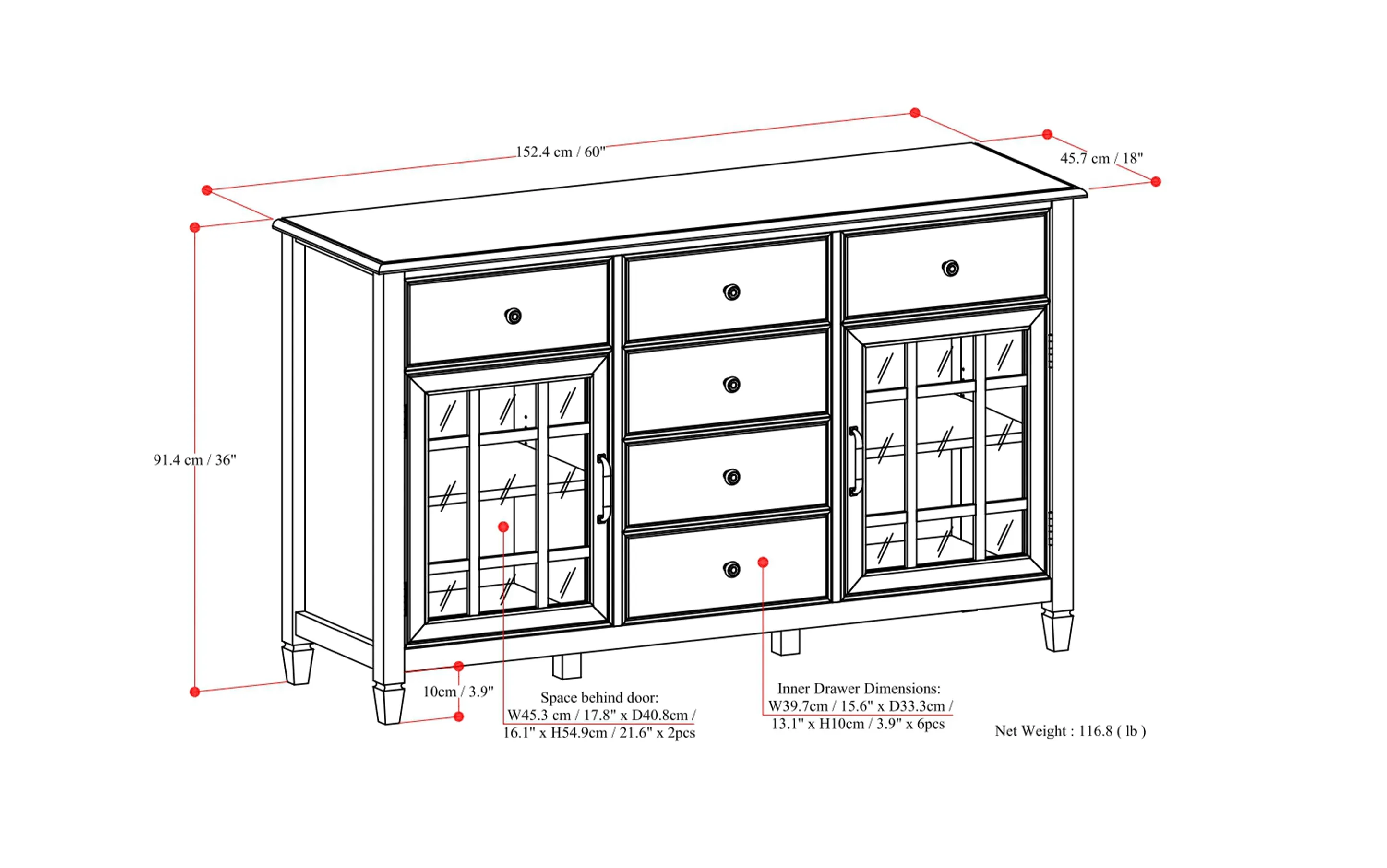 Connaught Sideboard Buffet