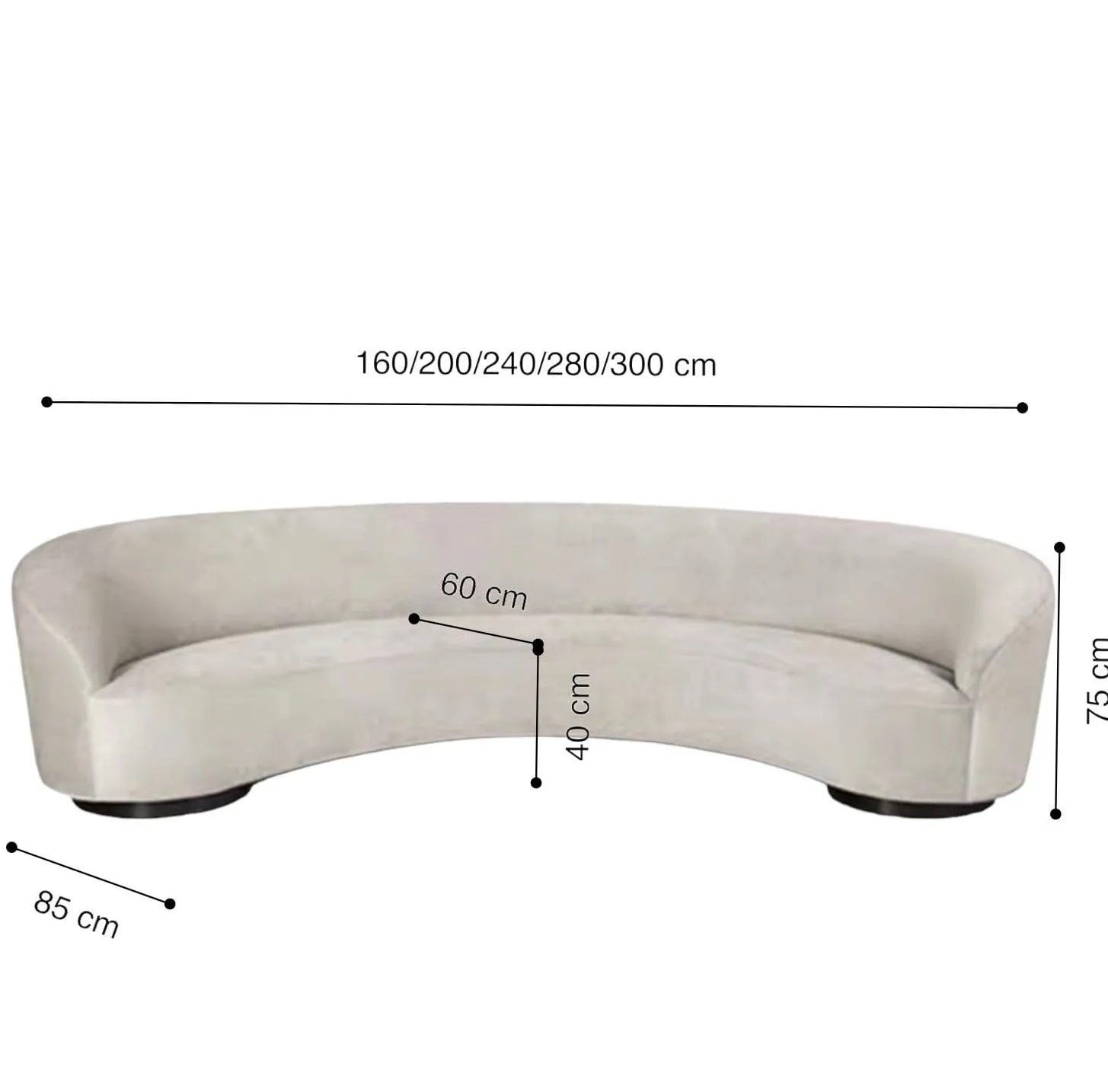 Corine Curve Sofa