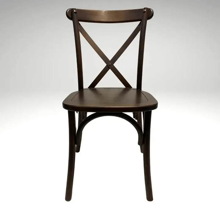 Cross Back Chairs - Wood