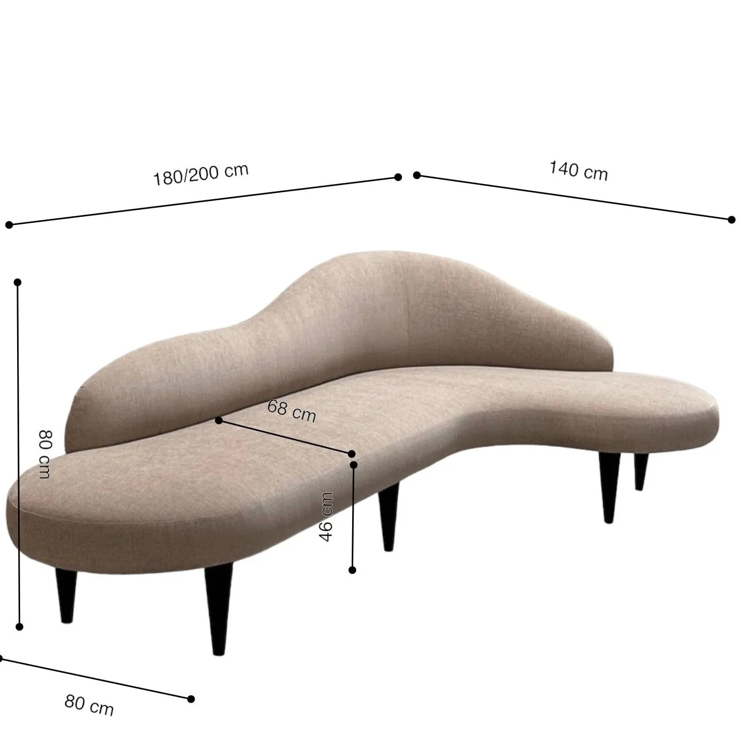 Dari Scratch Resistant Sectional Sofa