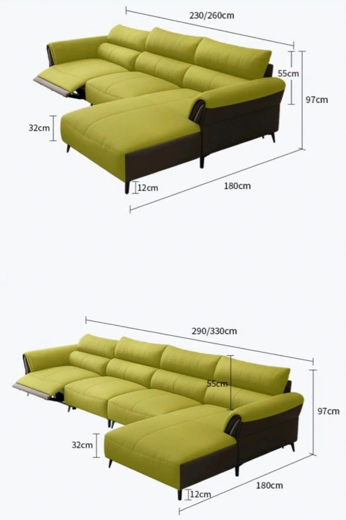 Darius Recliner Sofa