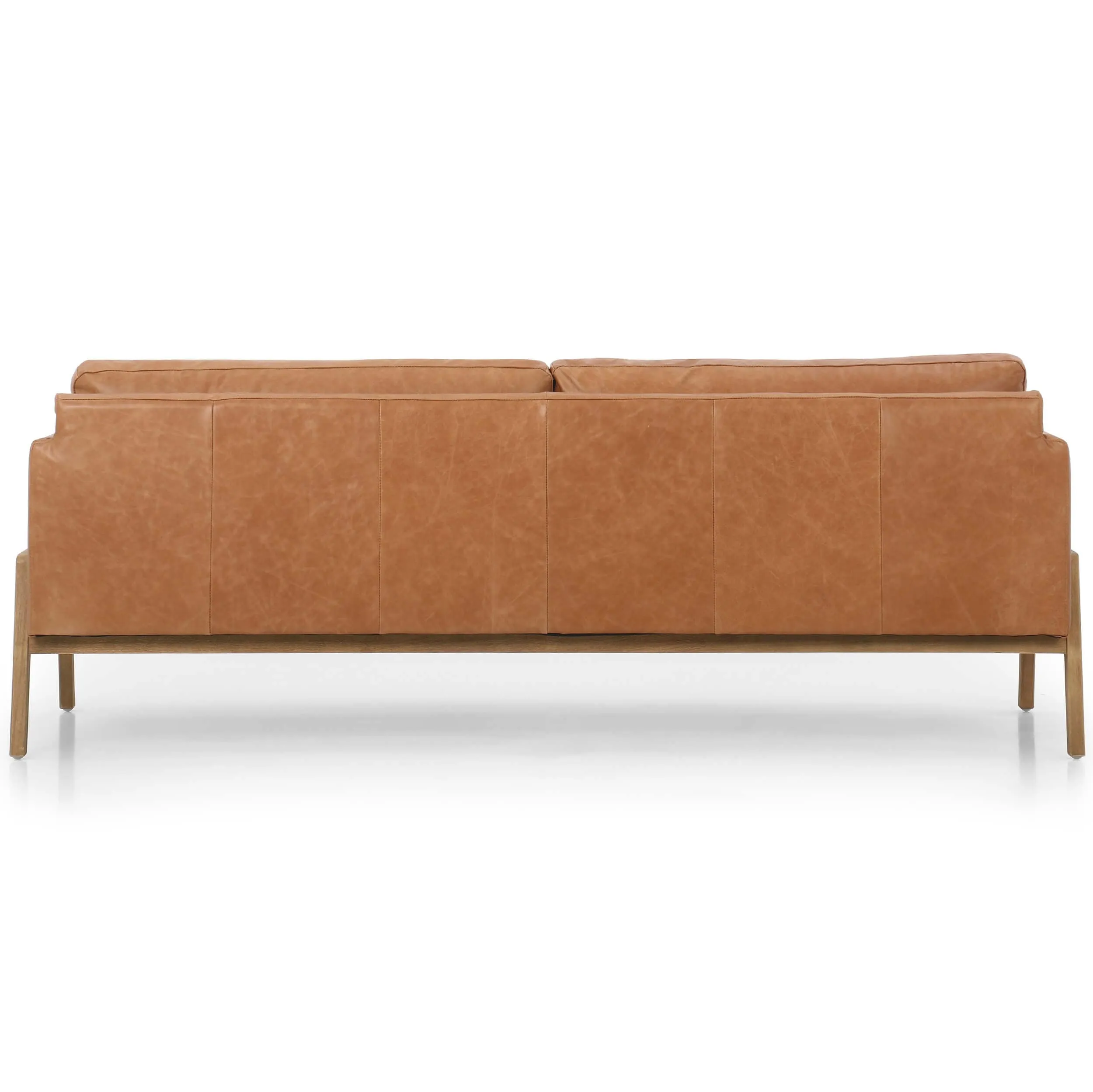 Diana 84" Leather Sofa, Sonoma Butterscotch