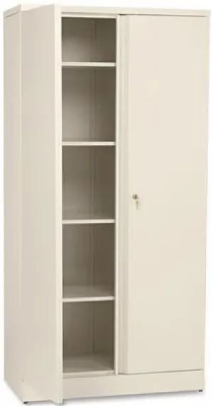 Easy-To-Assemble Storage Cabinet 36W X 18D X 72H Putty