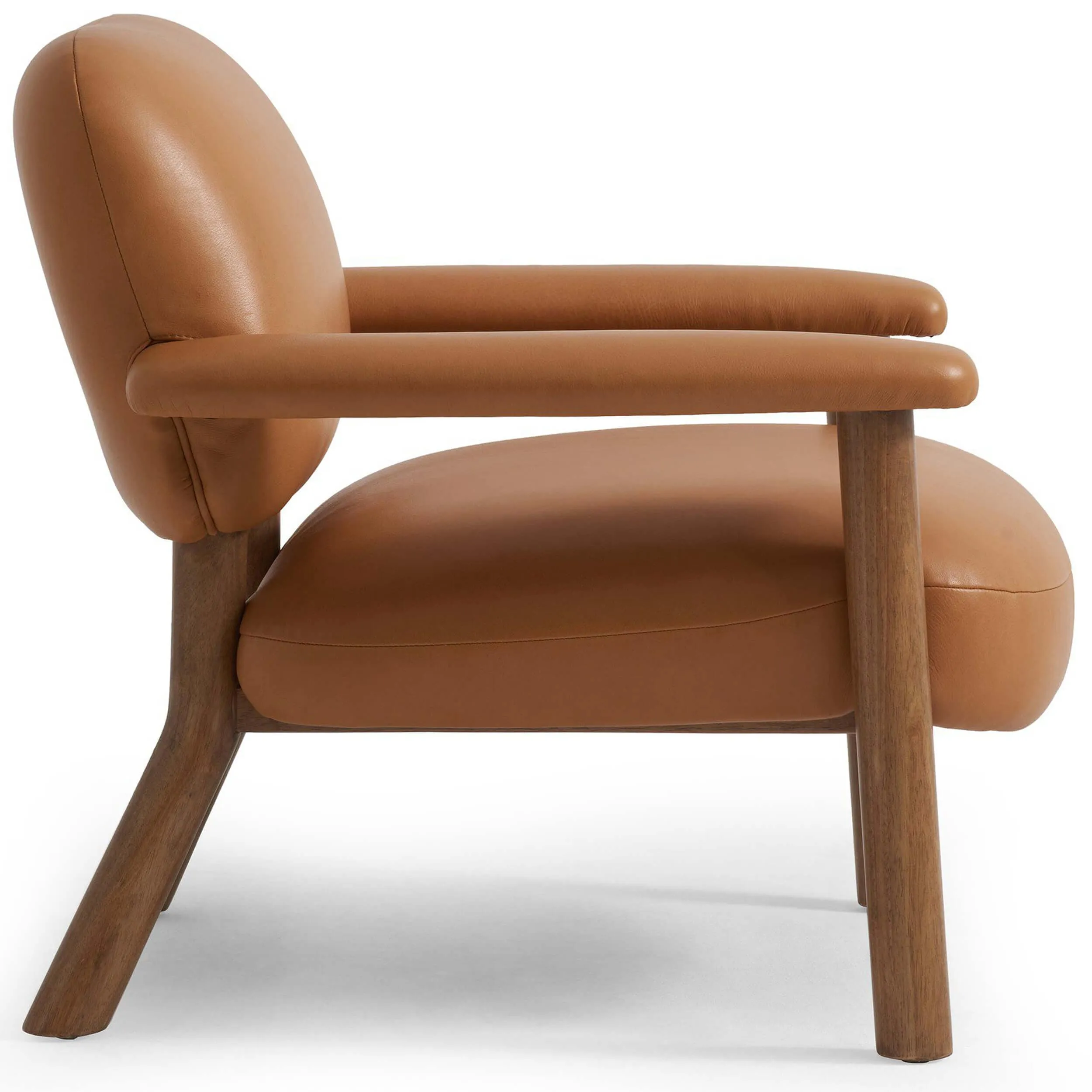 Eisley Leather Chair, Trevino Camel