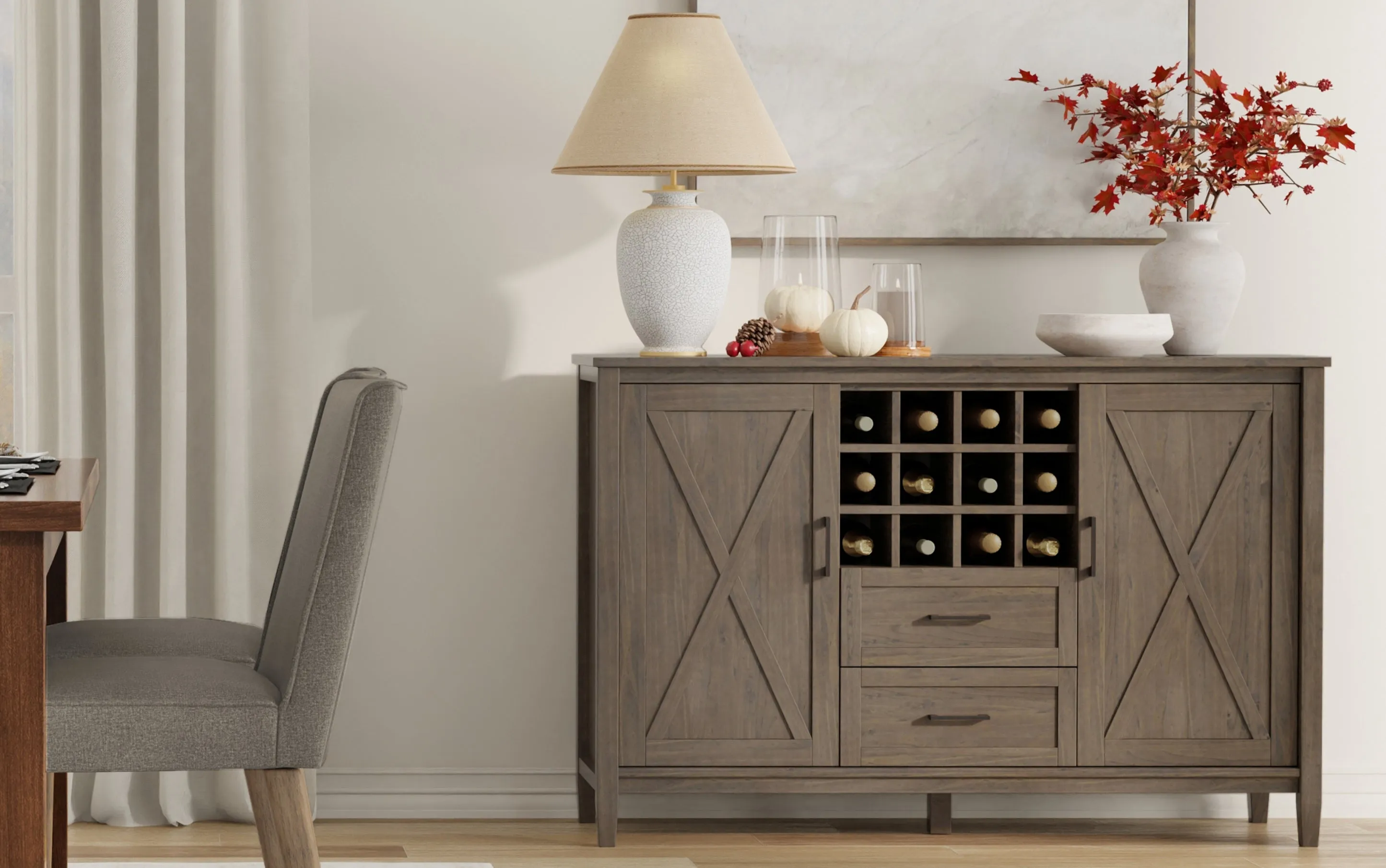 Ela Sideboard with Wine Storage