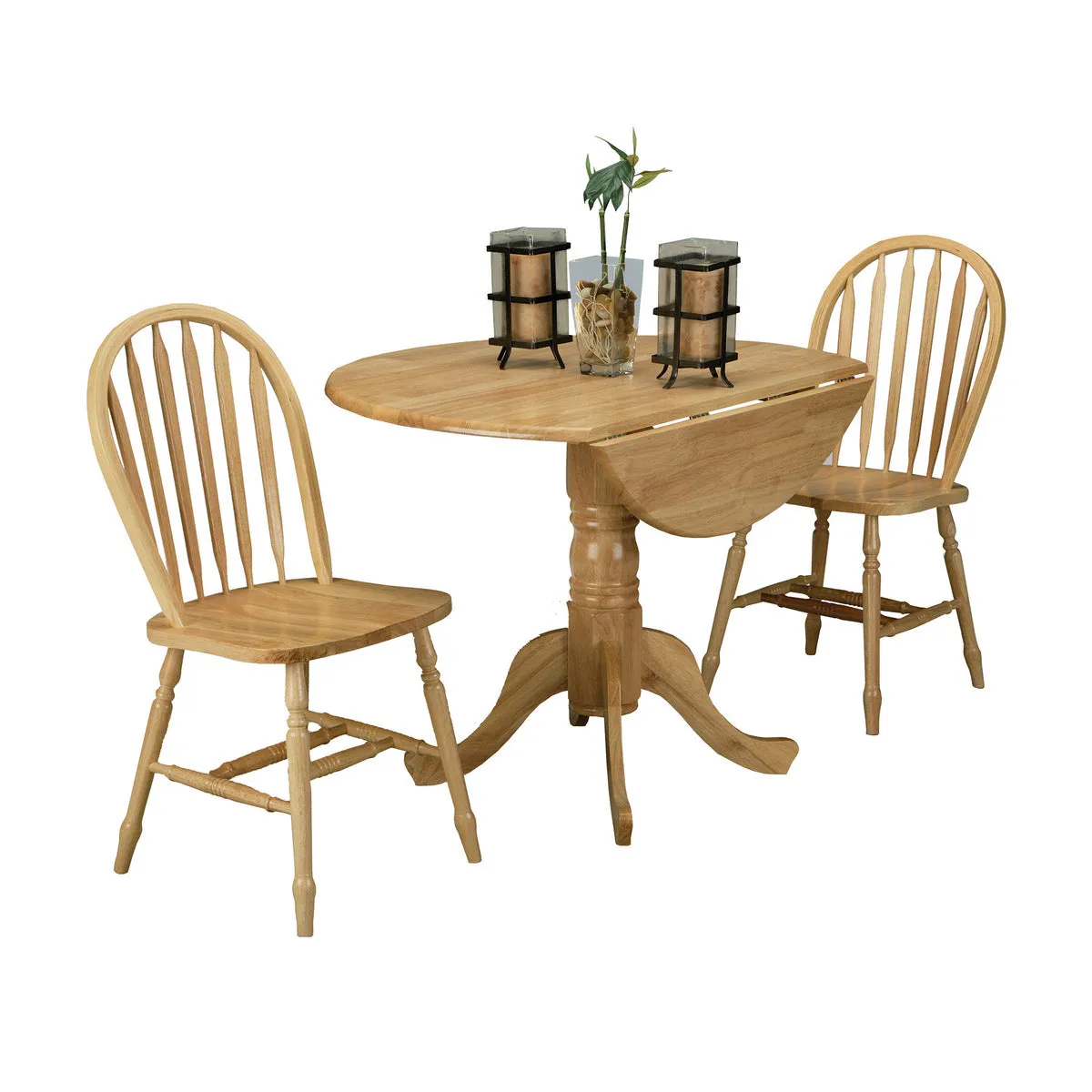 ElegantLeaf Pedestal Table