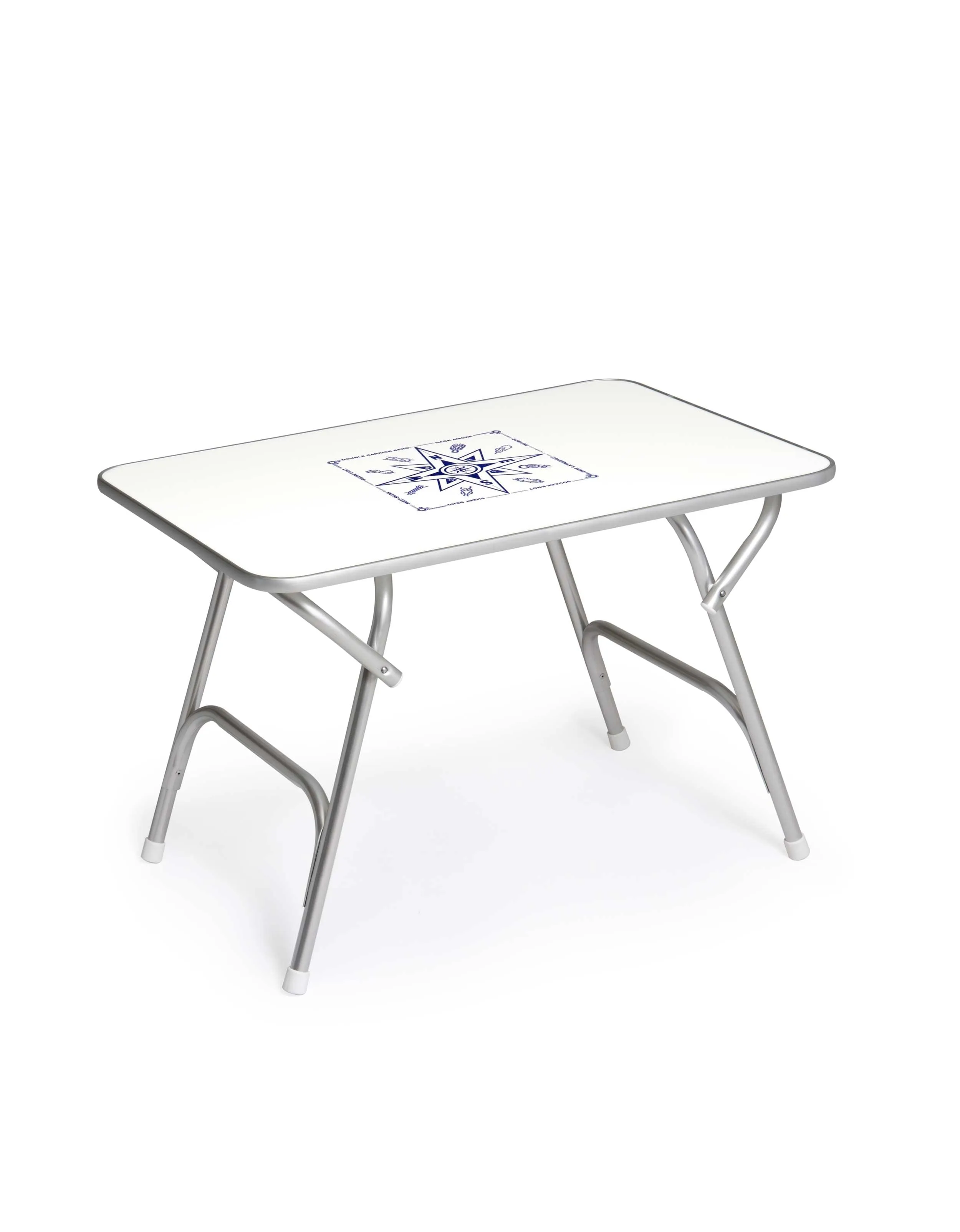 Folding Aluminum and Melamine Boat Table 60 X 88 x 61 cm-M400