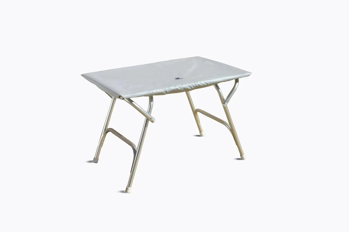 Folding Aluminum and Melamine Boat Table 60 x 88 x 70 cm-M400H