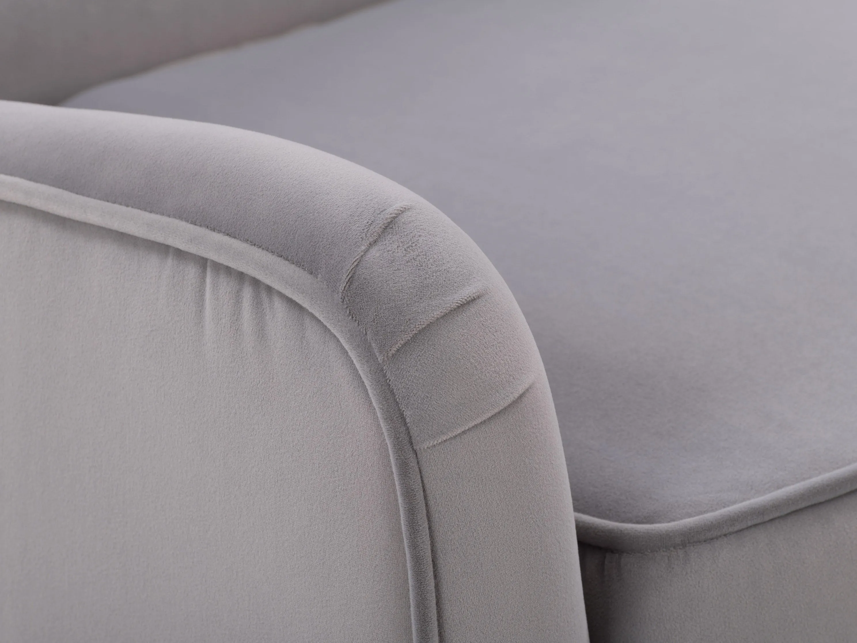 Grey Velvet Accent Chair