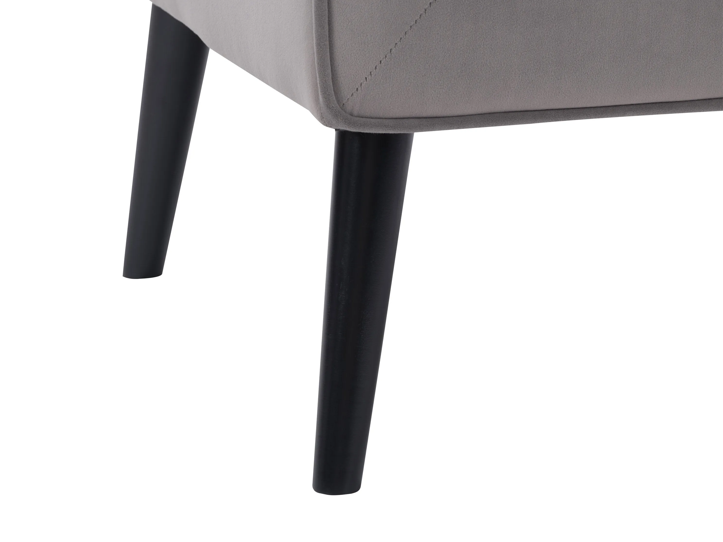 Grey Velvet Accent Chair