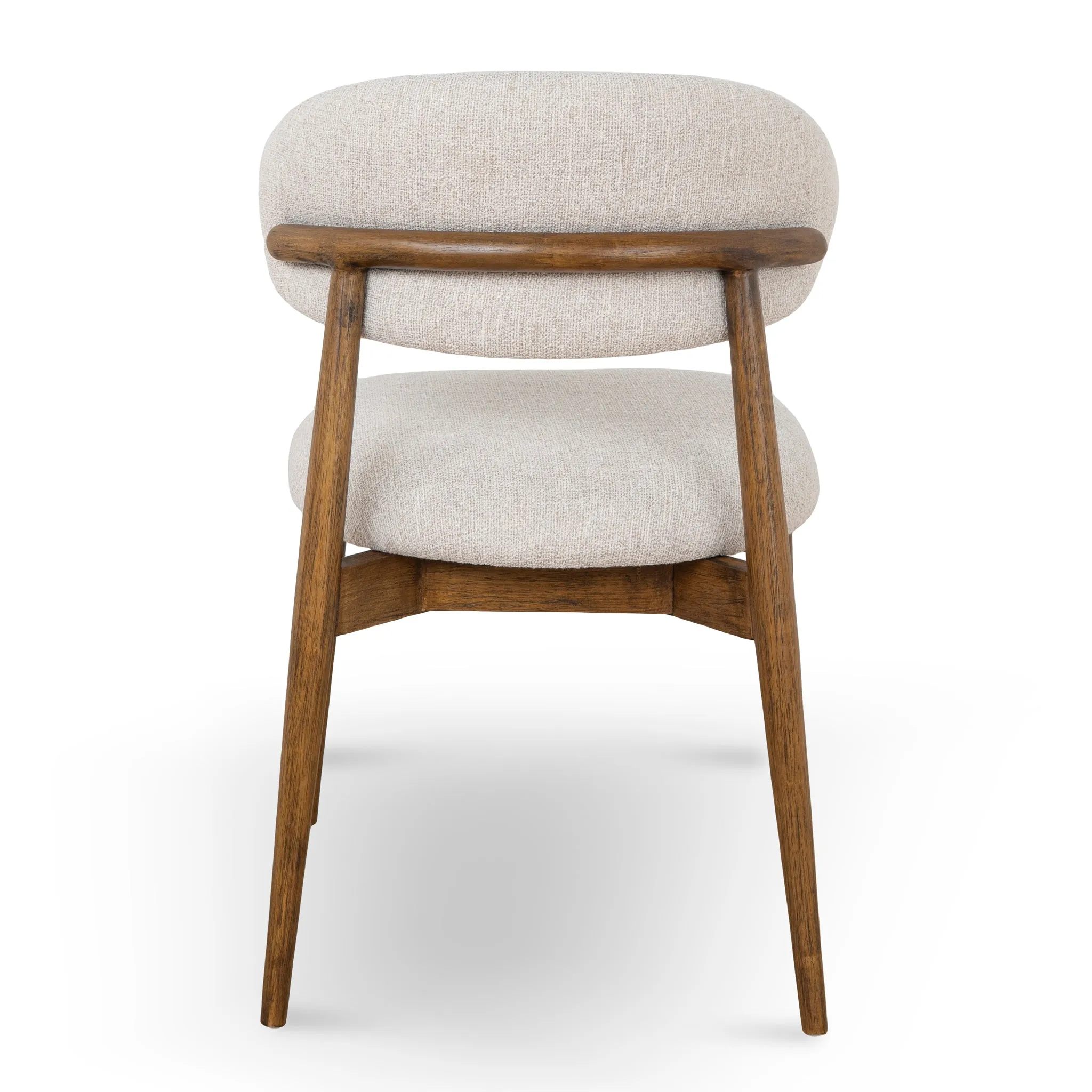 Heizer Walnut Dining Chair - Coastal Beige