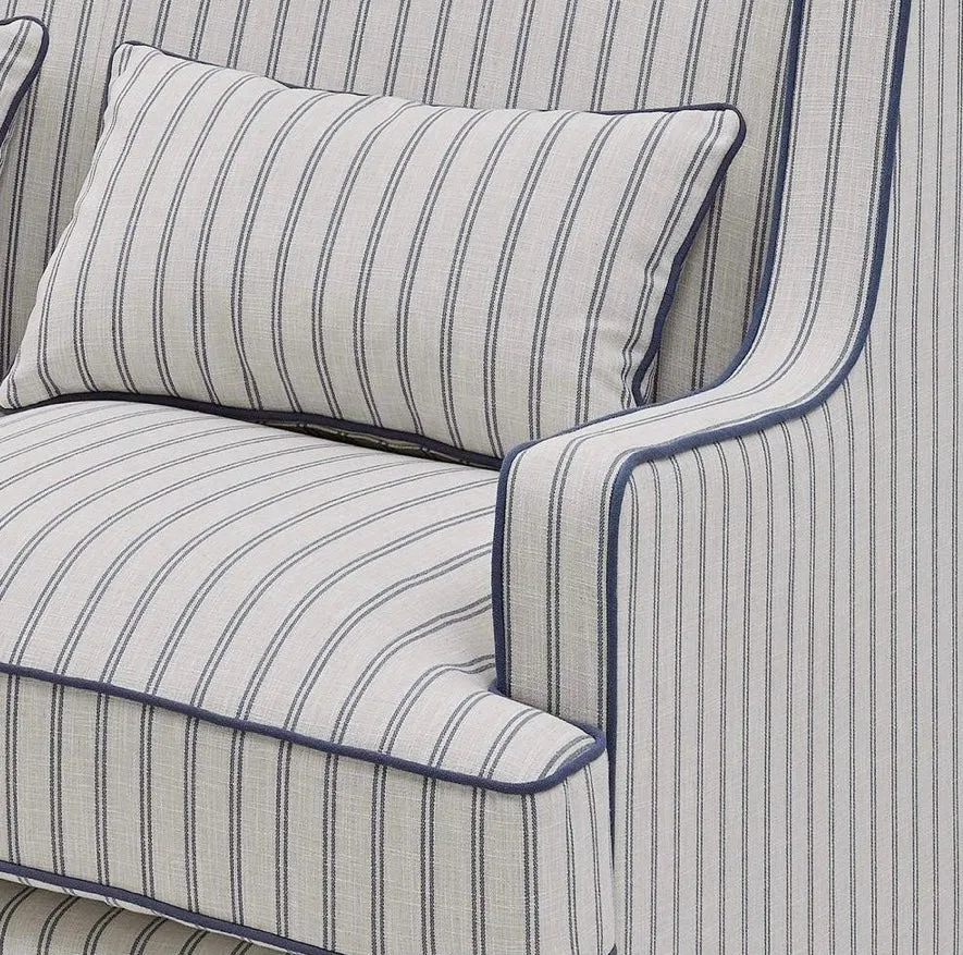 Hudson Pinstripe 2 Seater Sofa