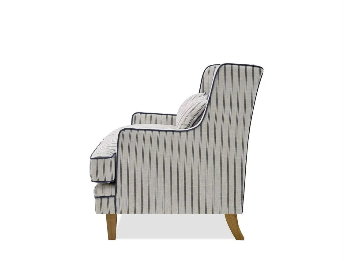 Hudson Pinstripe 2 Seater Sofa