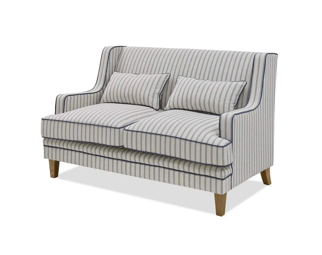 Hudson Pinstripe 2 Seater Sofa