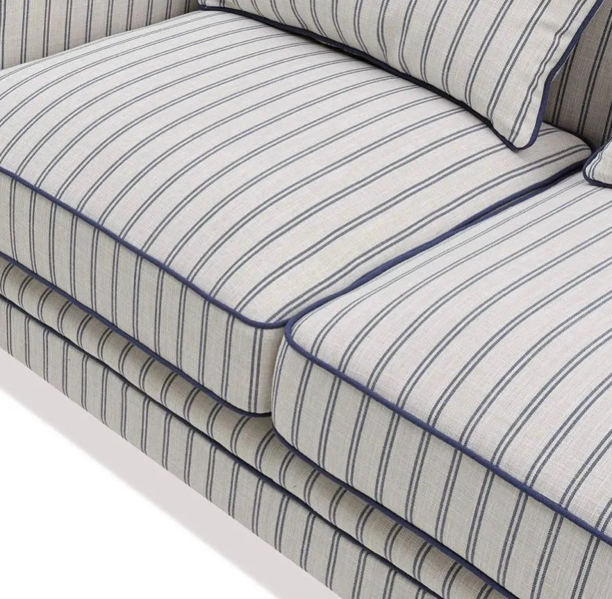 Hudson Pinstripe 2 Seater Sofa