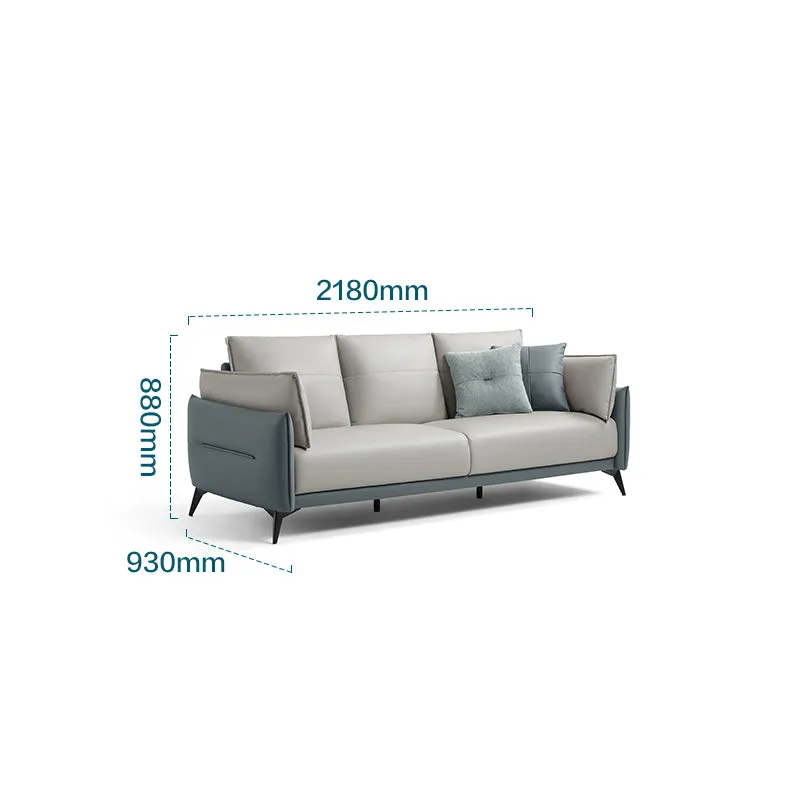 Italian 3-seater Minimalist Style Sofa